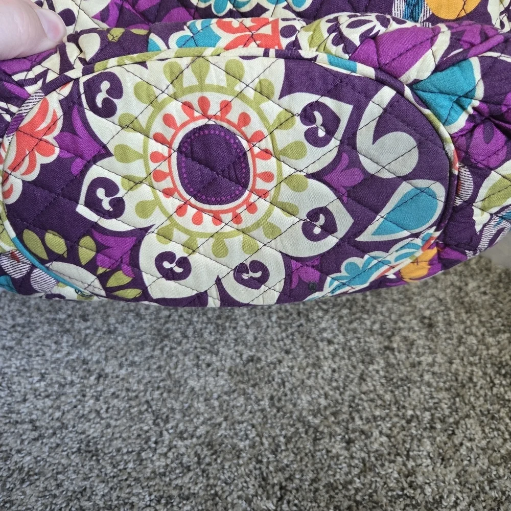 Vera Bradley Purple and Multicolor Shoulder Bag - Picture 8 of 8